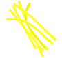 Yellow Pipe Cleaners Stencil
