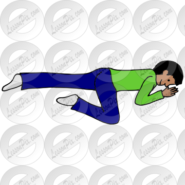 Lay With Knee Up