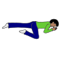 Lay With Knee Up