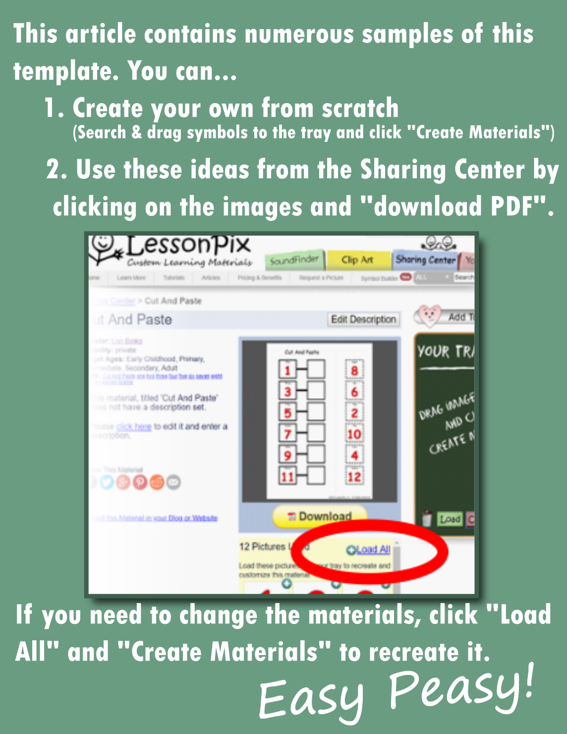 This article contains numerous samples of this template. You can create your own from scratch (search & drag symbols to the tray and click 