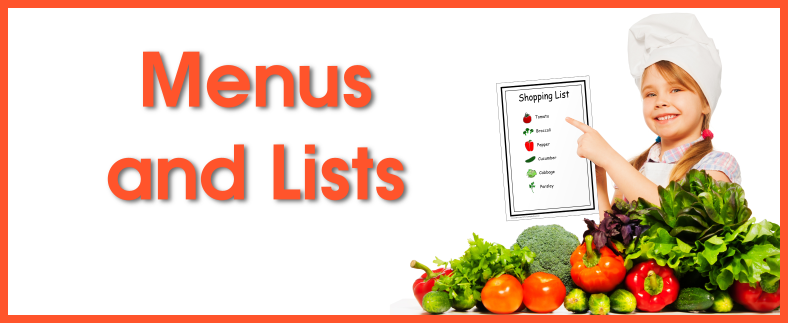 Header Image for Menus and Lists