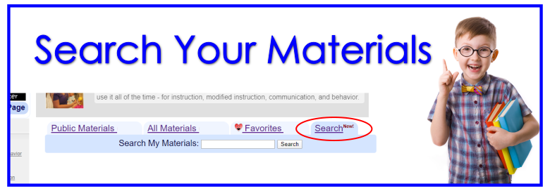 Header Image for Search Your Material