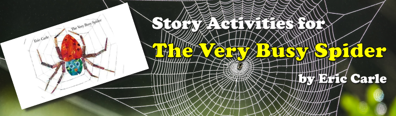 Header Image for The Very Busy Spider by Eric Carle