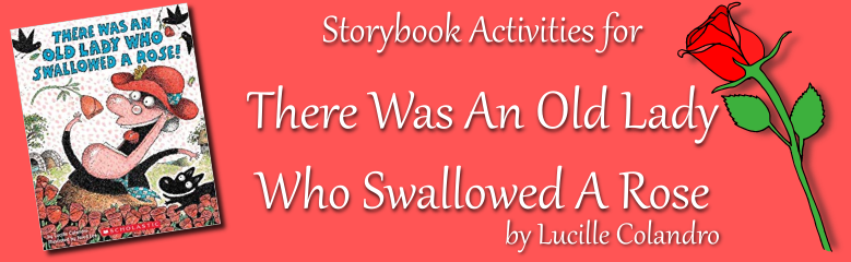 Header Image for There Was An Old Lady Who Swallowed A Rose by Lucille Colandro