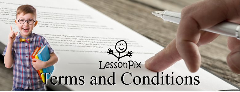 Header Image for LessonPix Terms and Conditions