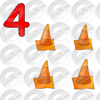 4 cones Picture