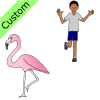 Flamingo+Stand Picture