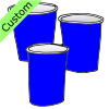 3+blue+cups Picture
