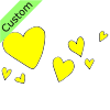 6+yellow+hearts Picture