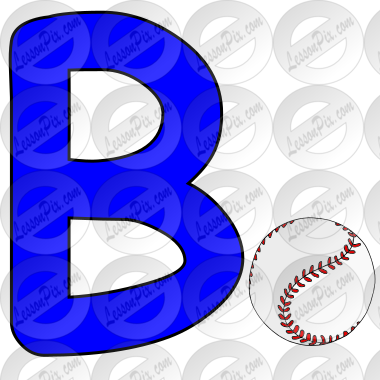 B is for baseball Picture