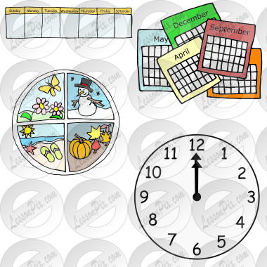 identify, observe, and recognize sequence of time and changes over time Picture
