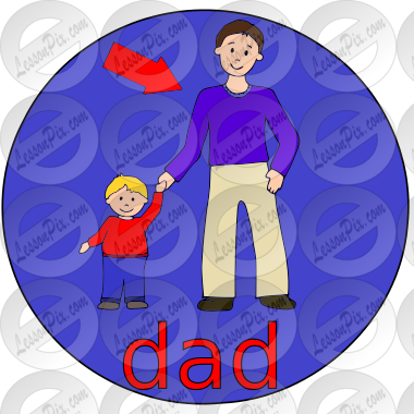 Dad - Blue Circle Picture