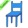 Push in/pull out chair