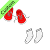 shoes and socks
