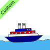 the ship goes in the shallow water