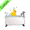 Bath with Duck
